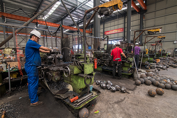 永康网架配件车间